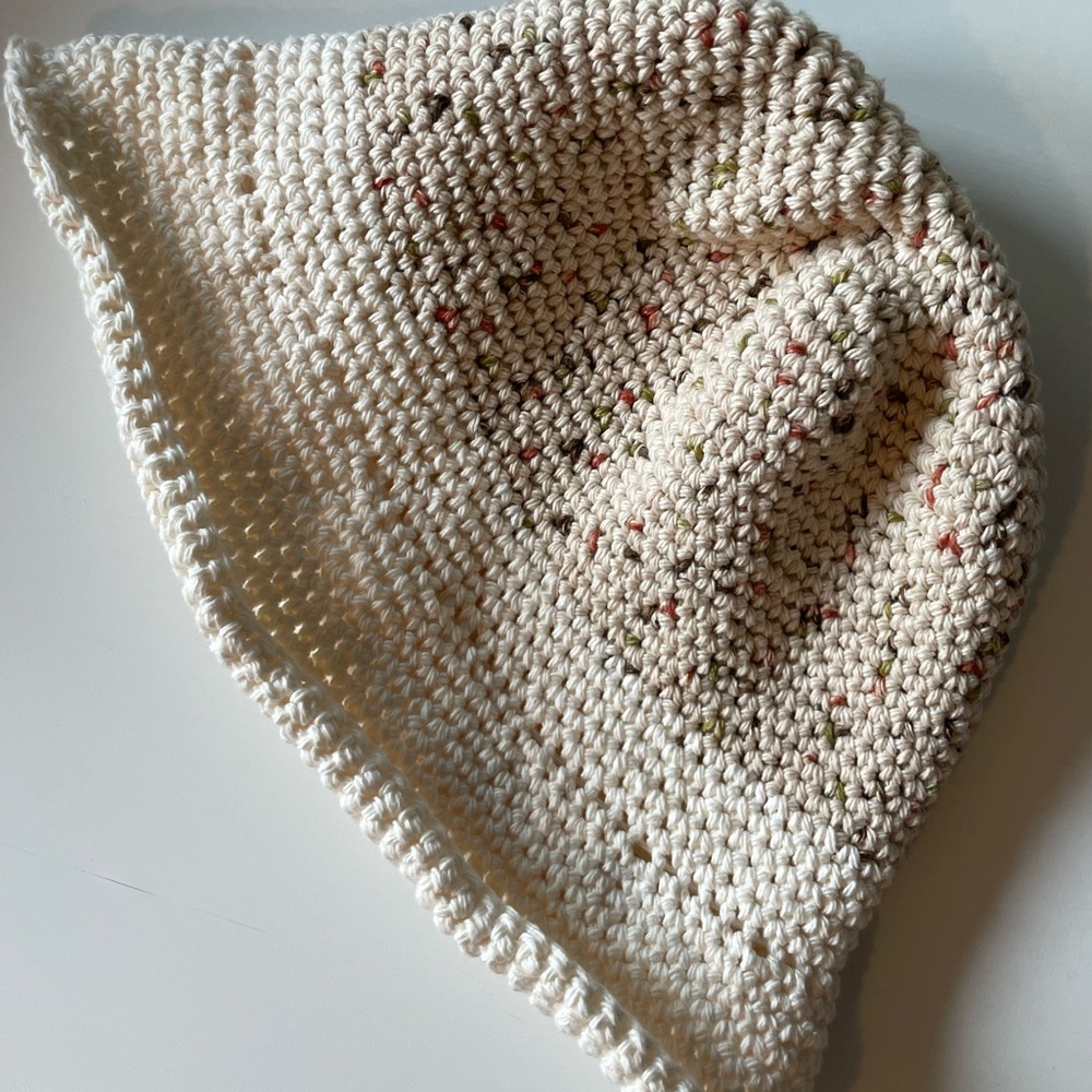 NEW Crochet bucket hat sandy vintage free people inspired